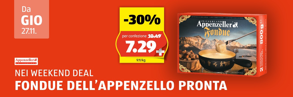 Weekend Deal da giovedì, 27.11.