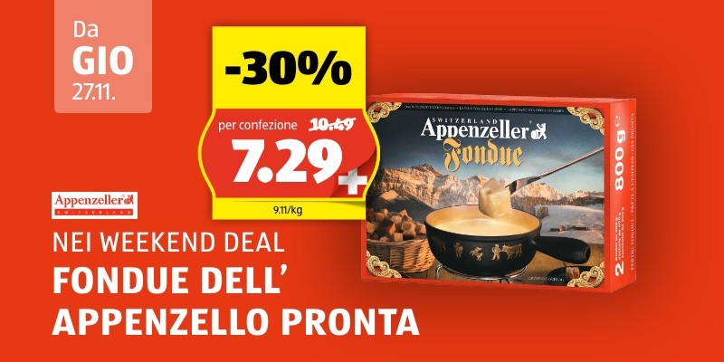 Weekend Deal da giovedì, 27.11.