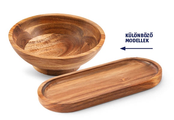 CROFTON Akácfa tál, 2 vagy 1 darab/készlet
