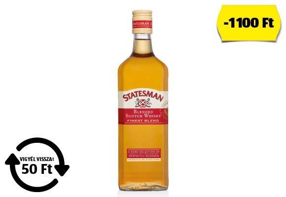 STATESMAN Scotch whisky, 0,7 l/üveg