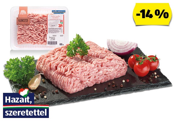 HÚSMESTER Friss sertés-marha darált hús, 400 g/tálca