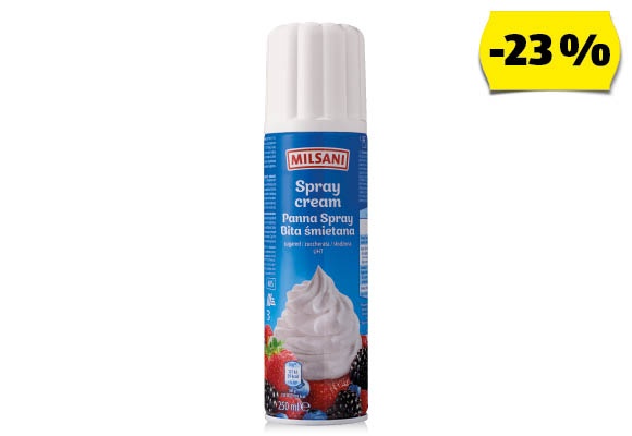 MILSANI Tejszínhab-spray, 250 ml/flakon