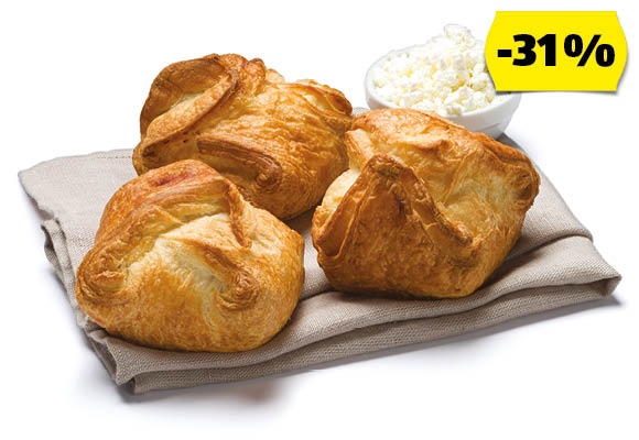 AZON MELEGÉBEN Túrós táska, 95 g/darab