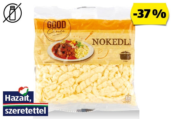 GOOD CHOICE Nokedli, 500 g/csomag
