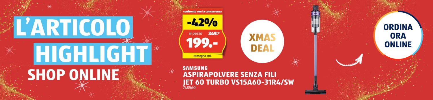 ALDI SUISSE – Articolo in evidenza shop online