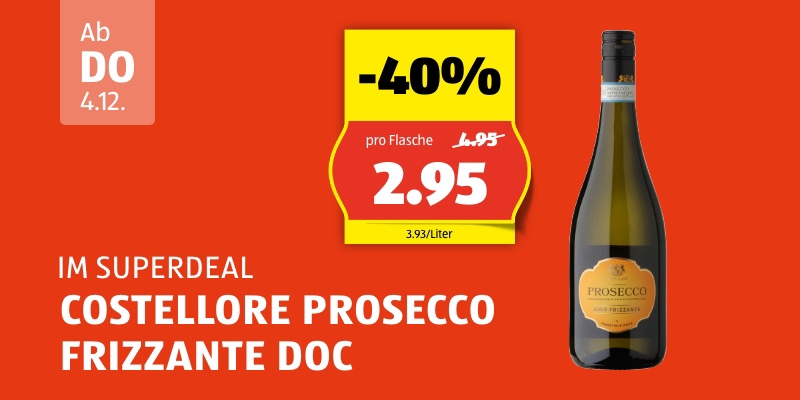 SuperDeal ab Donnerstag 4.12.