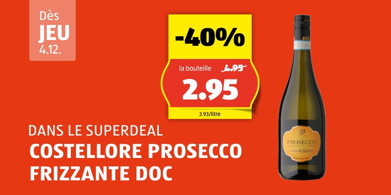 SuperDeal dès jeudi, 4.12.
