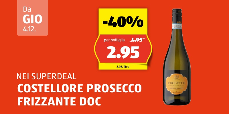 SuperDeal da giovedì, 4.12.