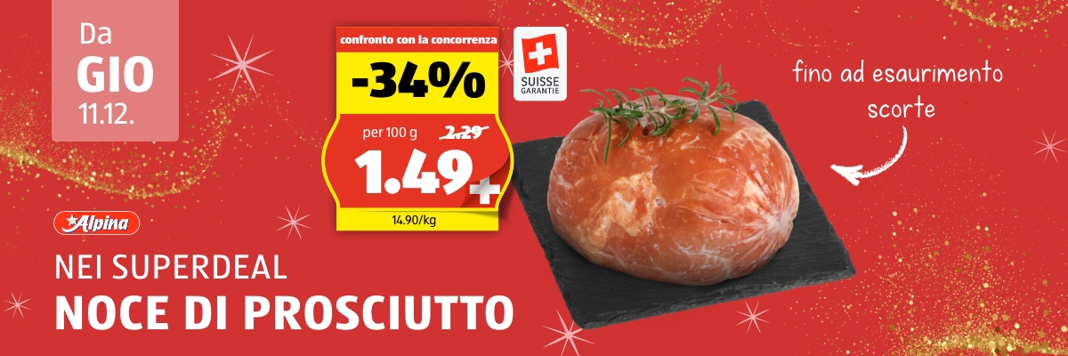 SuperDeal da giovedì, 11.12.