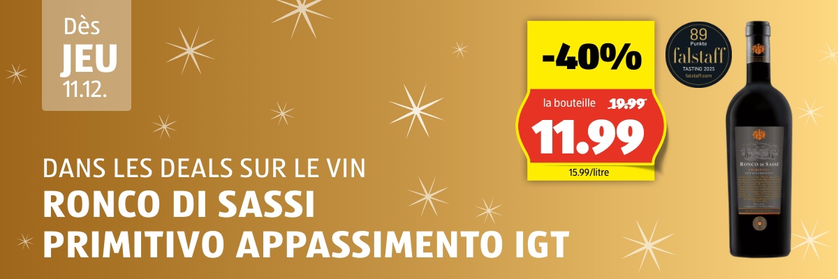 WeekendDeal dès jeudi, 11.12.