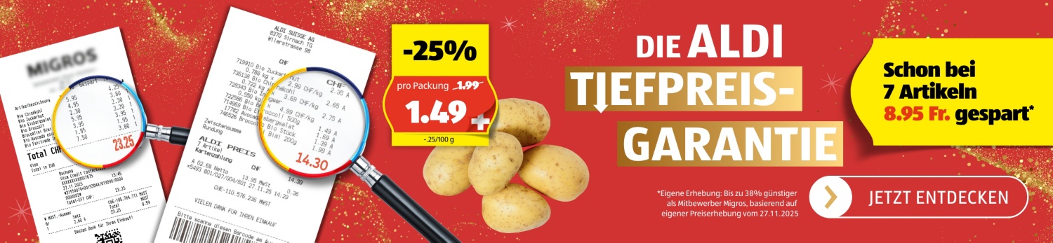 ALDI SUISSE – Obst und Gemüse