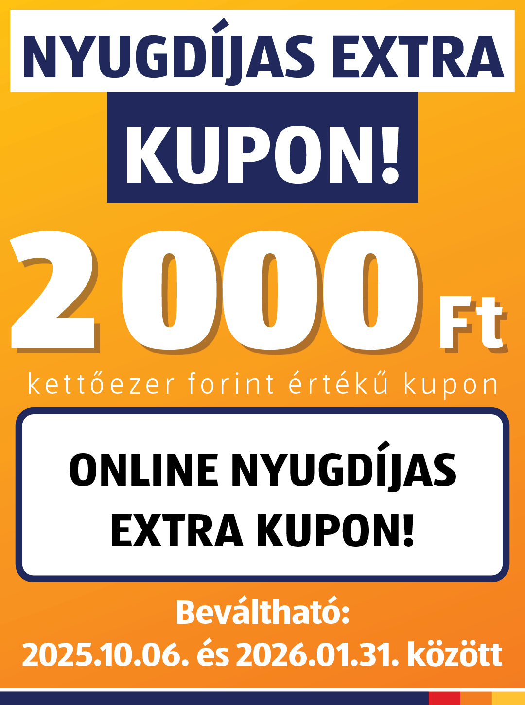 Extra nyugdíjas kuponakció
