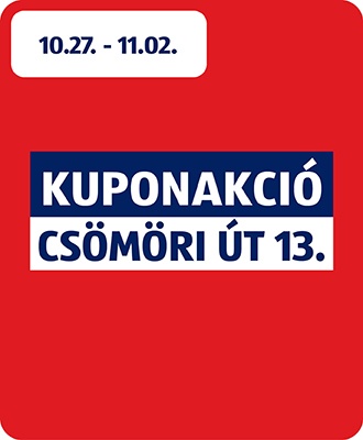 Kuponakció - Budapest, Csömöri út 13.