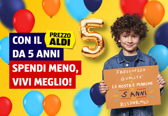 5 anni di ALDI Italia