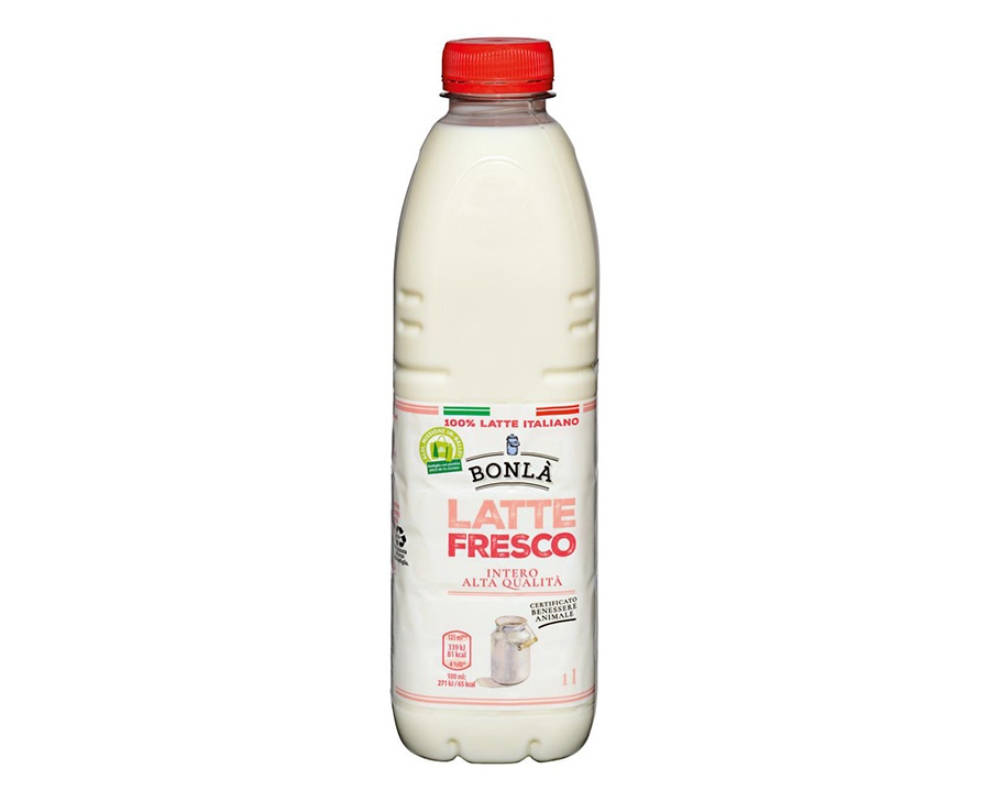 Latte fresco intero alta qualità Bonlà (1 l)