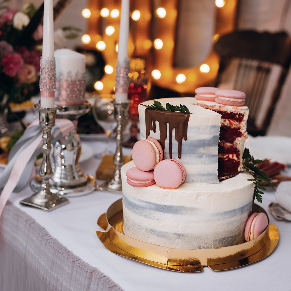 Tavola di compleanno per lei