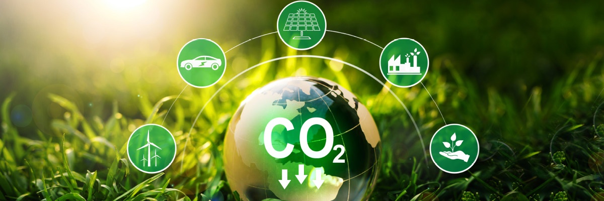 Grafični prikaz dejavnikov, ki vplivajo na CO2 izpuste