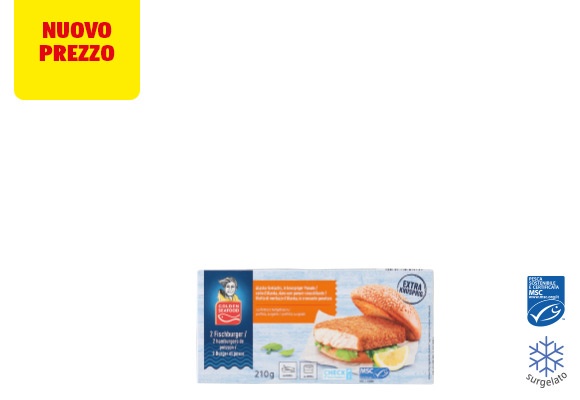 GOLDEN SEAFOOD MSC fish burger