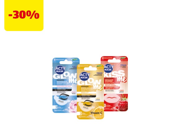 ACTY MASK Maschera labbra e patch occhi