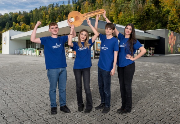 Bei ALDI SUISSE übernehmen die Lernenden das Ruder in der Filiale Bischofszell
