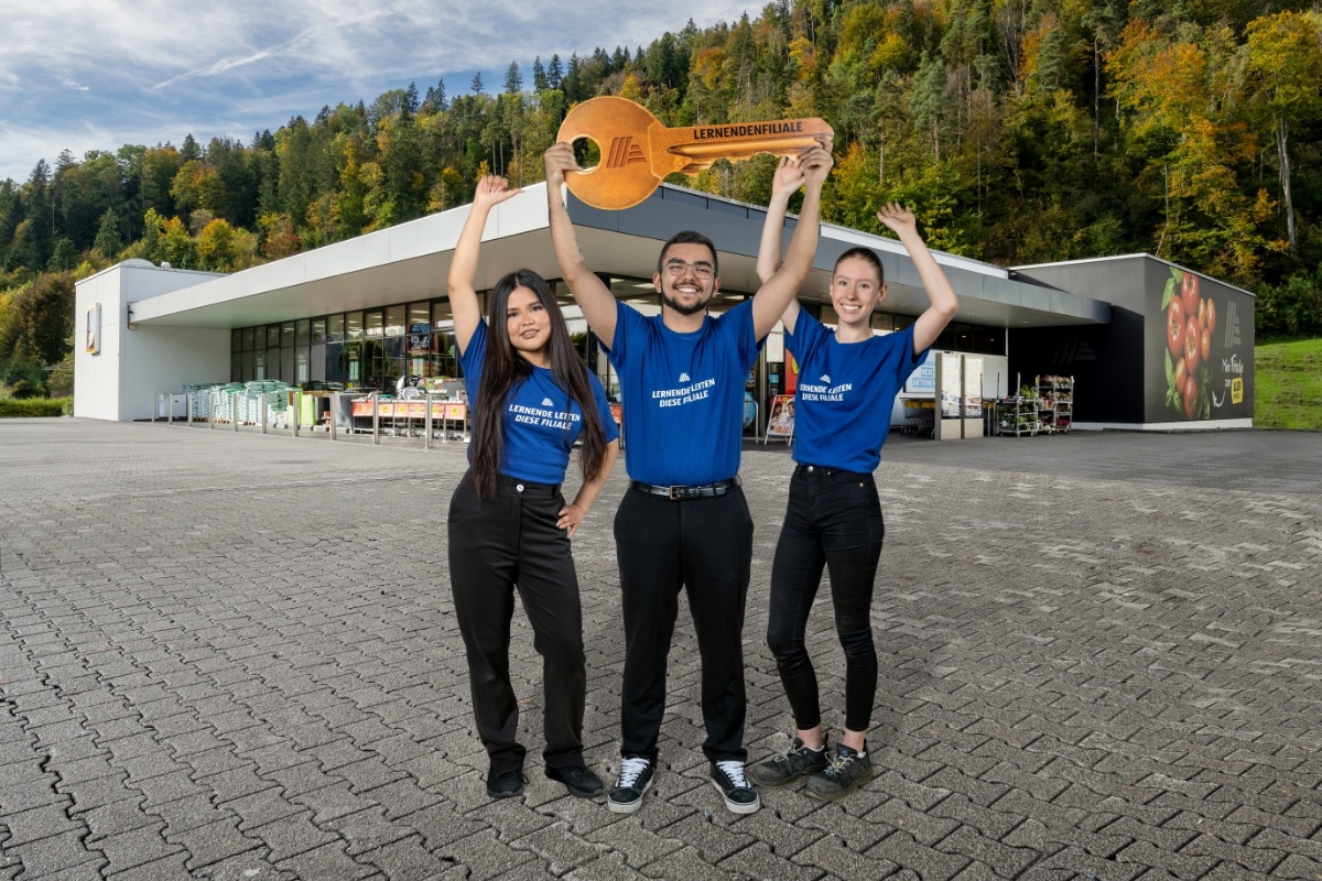 ALDI SUISSE: Lernende leiten für zwei Wochen die Filiale in Oberentfelden