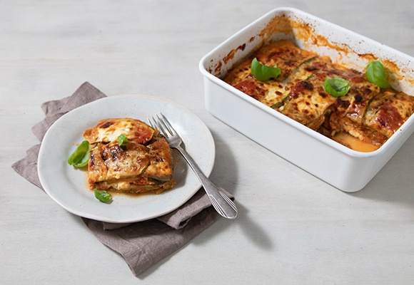 Millefoglie di zucchine grigliate