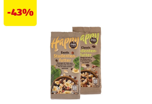 HAPPY HARVEST Mix di frutta secca e uvetta