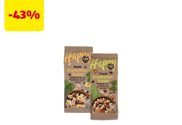 HAPPY HARVEST Mix di frutta secca e uvetta