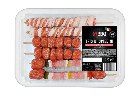 Mix spiedini golosi di suino