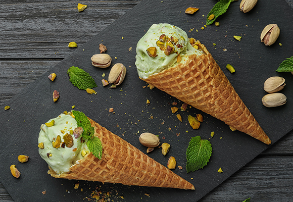 Coni al pistacchio 450 g Grandessa