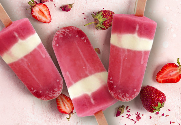 Stecco vaniglia e fragola, 300 g Grandessa