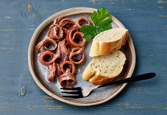 Filetti di alici in olio di semi di girasole Almare Seafood