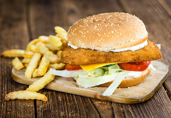 Fishburger di merluzzo d'Alaska MSC Golden Seafood