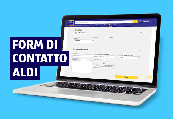 Formulario di contatto ALDI