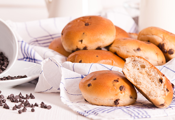 Panini tondi con gocce cioccolato Buon'Ora