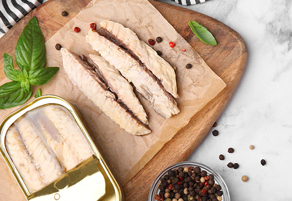 Filetti di sgombro in olio di semi di girasole Almare Seafood