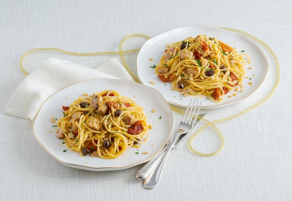 Spaghetti della Vigilia al tonno