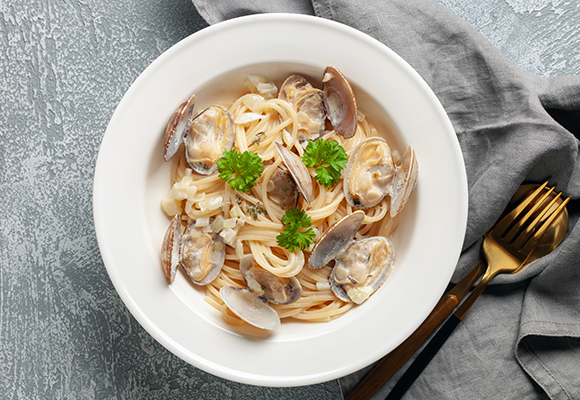 Vongole del Pacifico con guscio ASC Golden Seafood