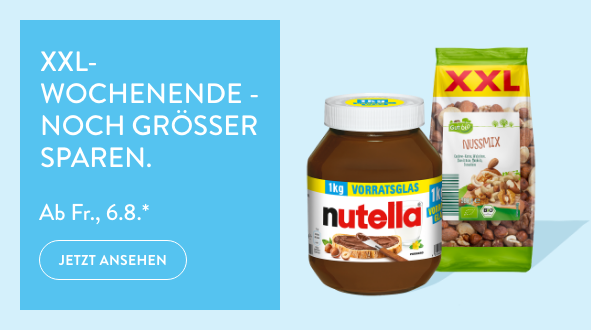 XXL-Wochenende: Noch größer sparen