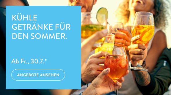 Kühle Getränke für den Sommer