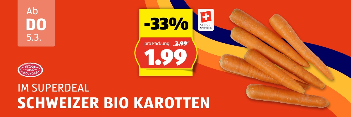 SuperDeal ab Donnerstag 5.3.