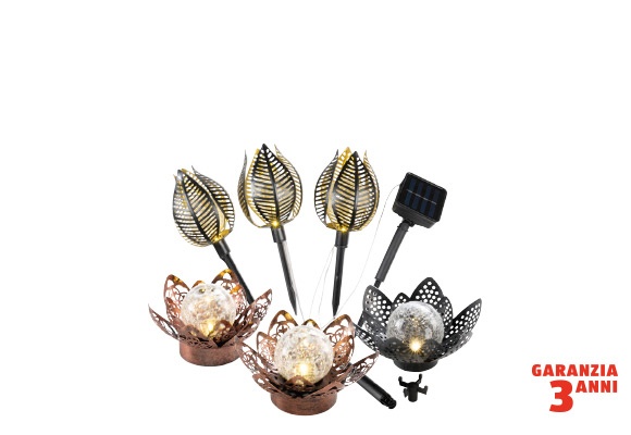 BELAVI Ninfea solare a LED