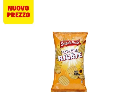 SNACK FUN Patatine rigate