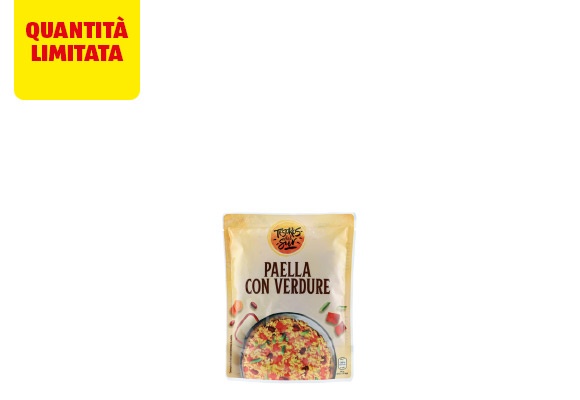 TESOROS DEL SUR Paella con verdure