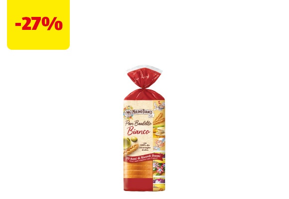 MULINO BIANCO Pan bauletto bianco