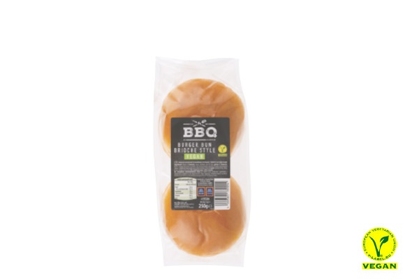 BBQ Panini brioche burger vegani