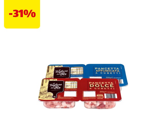 IL TAGLIERE DEL RE Pancetta a cubetti