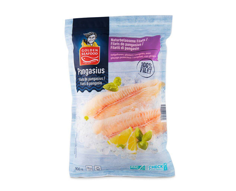 Filetto di pangasio al naturale ASC 900 g