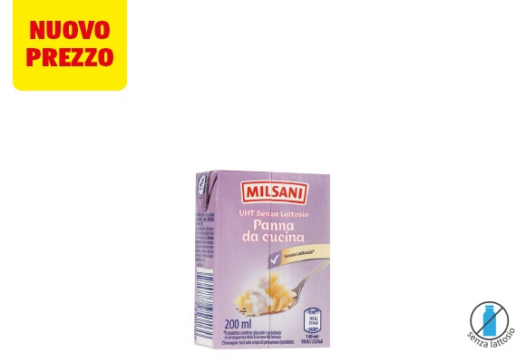 MILSANI Panna UHT da cucina senza lattosio