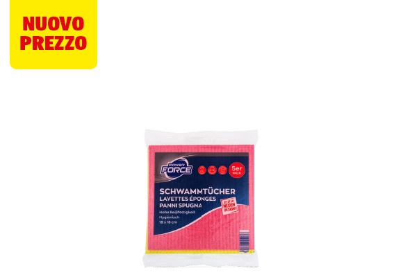 POWER FORCE Panni spugna